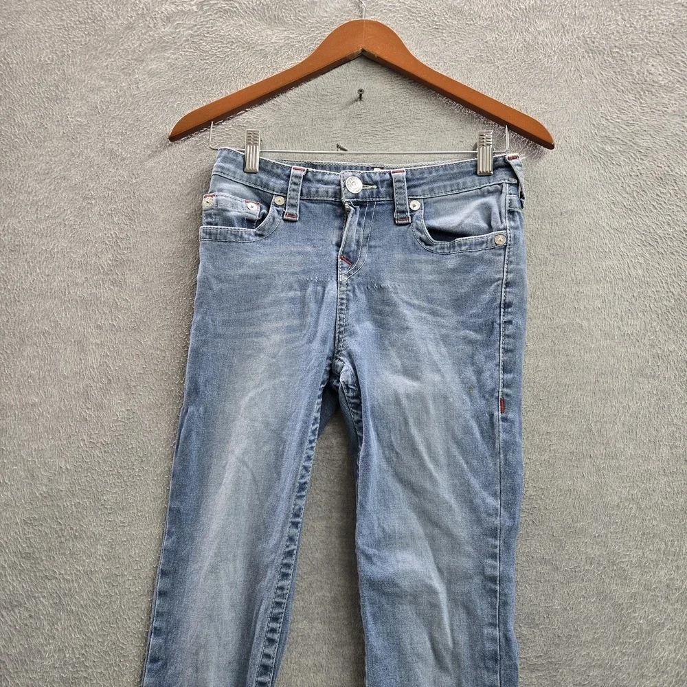 True Religion‎ Girls Jeans 12 Light Blue Denim Skinny 27